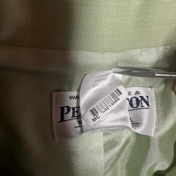 VTG Pendleton Women’s 100% Virgin Wool Green Blazer Jacket ~ Like New ~ Sz 4 - Picture 5 of 9